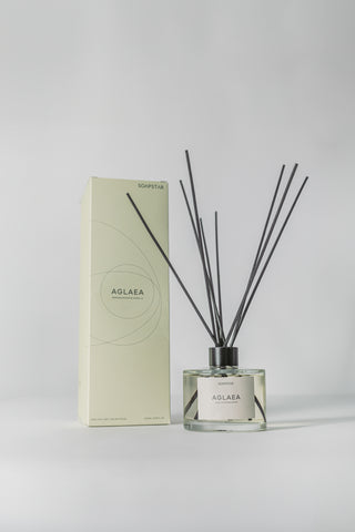 Natuurlijke Geurstokjes Aglaea - Sandelhout Vanille 200ML
