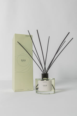 Natuurlijke Geurstokjes Gaia - Herbal Oudh Patchouli Eucalyptus 200ML